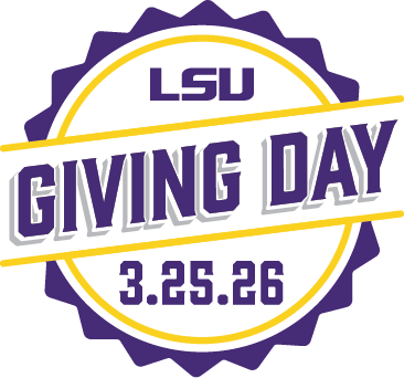 LSU Giving Day logo on March 25, 2026