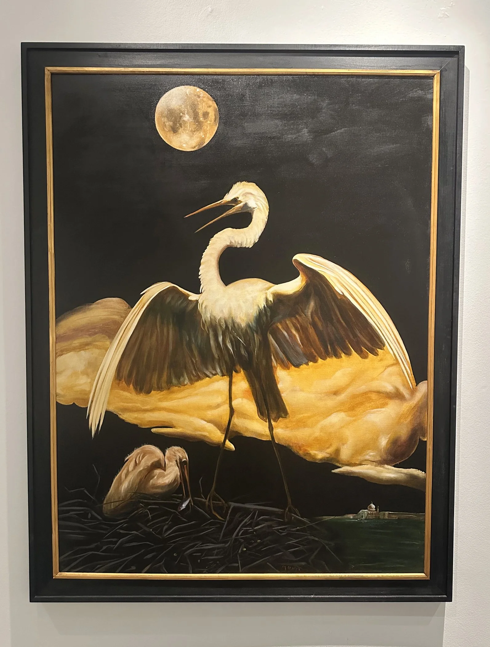 Michael Crespo (American, 1947–2010), LA Amistad de La Luna, 2006. Oil on linen. Gift of Winifred and Kevin P. Reilly, Jr.