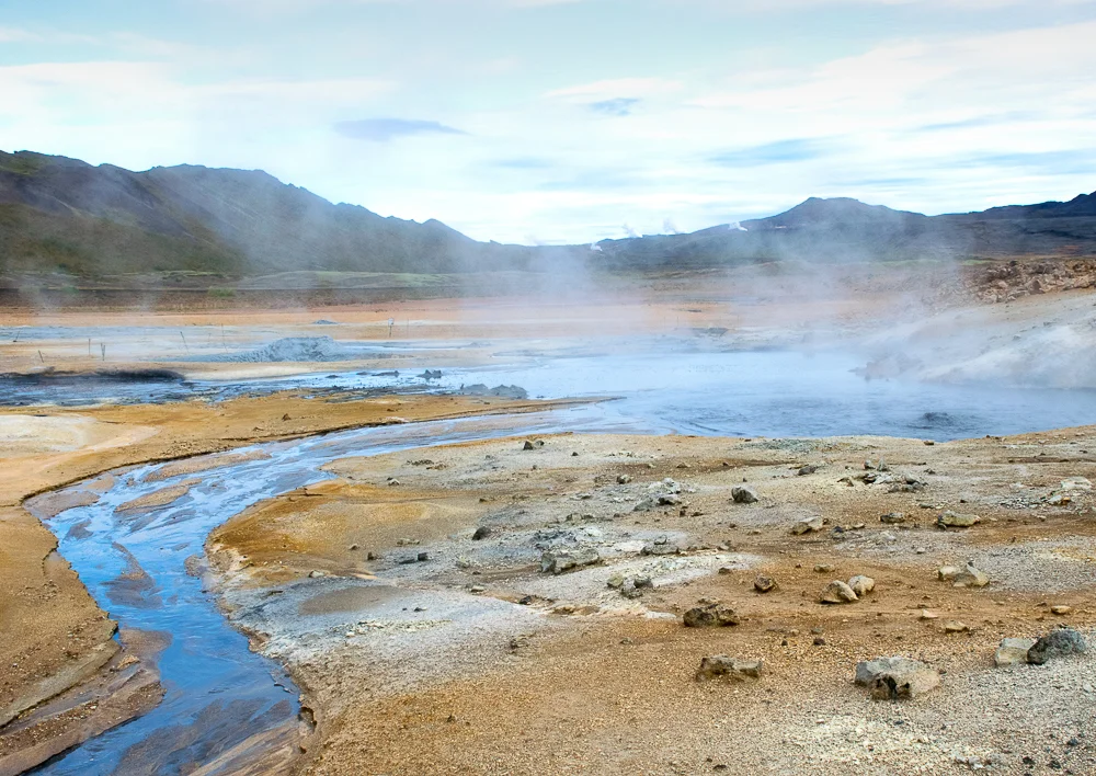 Boiling Mud Pools at Namaskard Pass