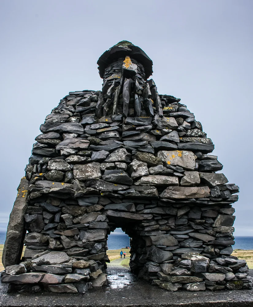 Bárðar Saga Snæfellsáss Statue at Arnastapi Village