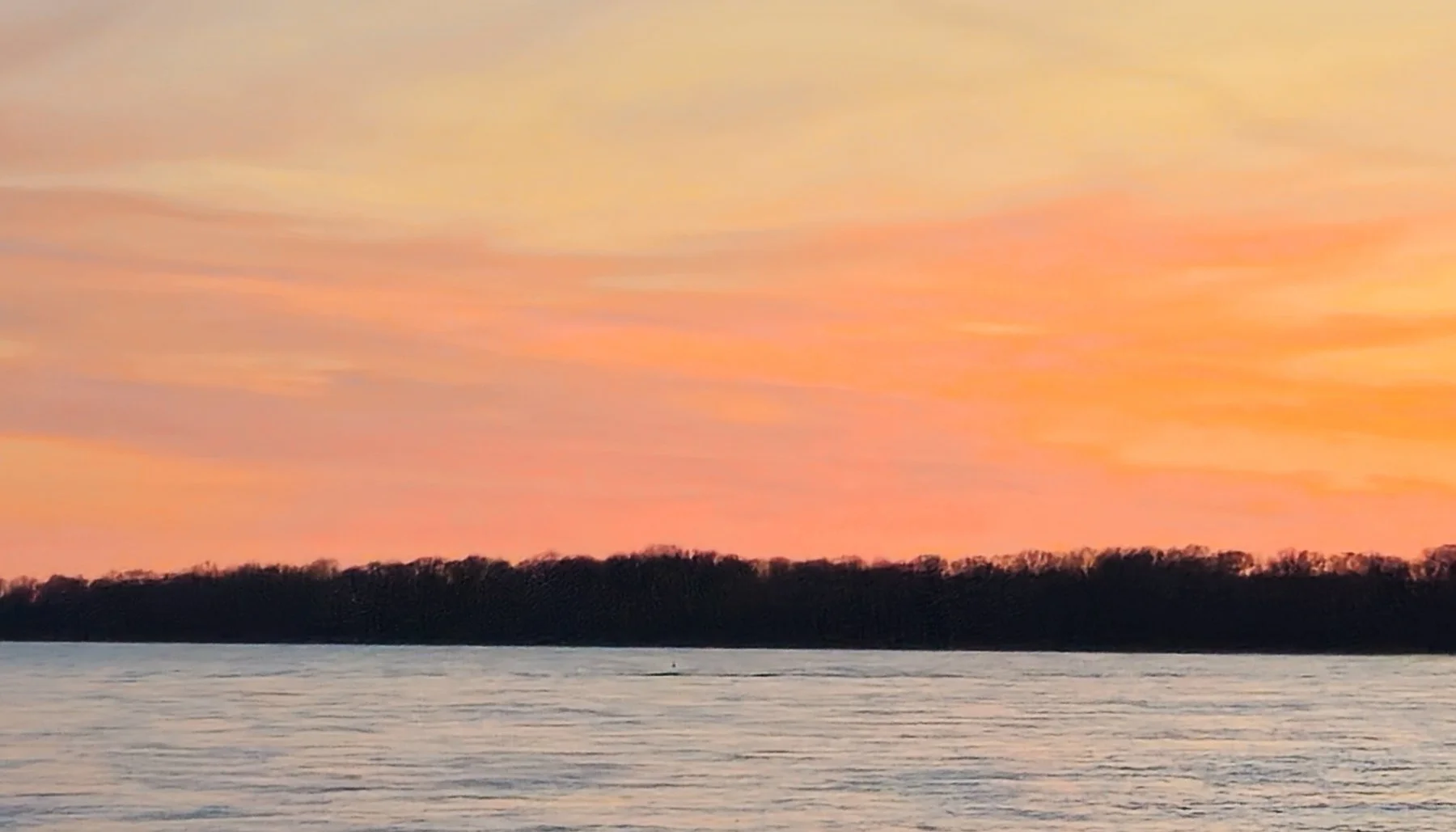 Evening along the Mississippi