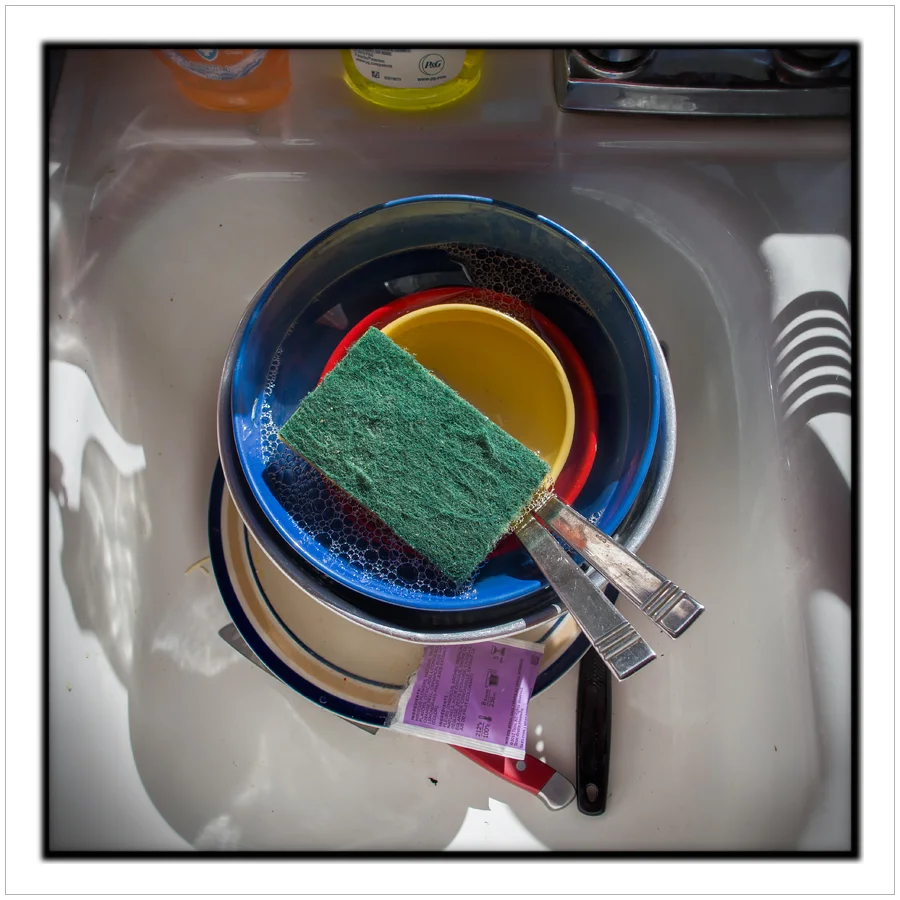 kitchen sink / morning light ~ Rist Camp / Newcomb, NY - in the Adirondack PARK