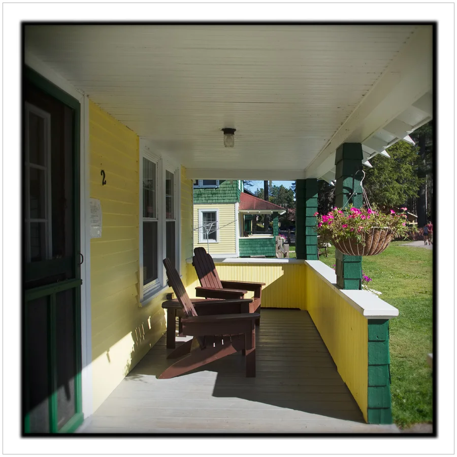 porch / Arrowhead Park ~ Inlet, NY - in the Adirondack PARK