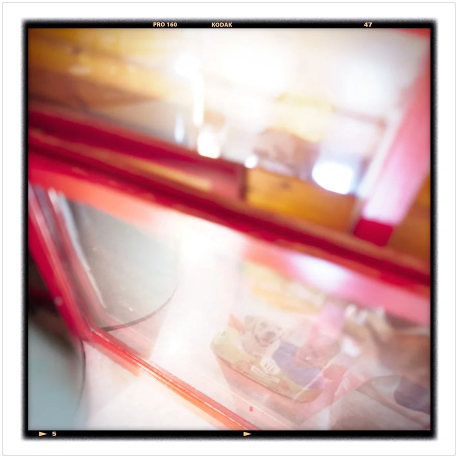 storm window reflection