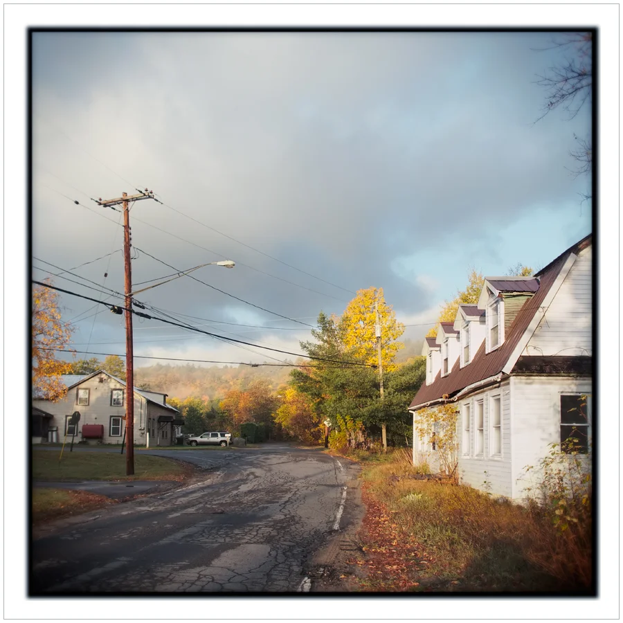 morning light ~ Au Sable Forks, NY - in the Adirondack PARK