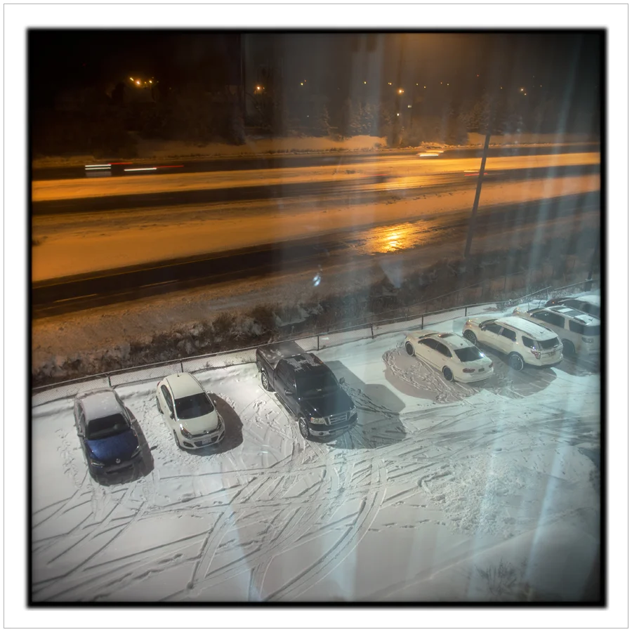 hotel parking night ~ Ottawa, ON, Canada (click to embiggen)