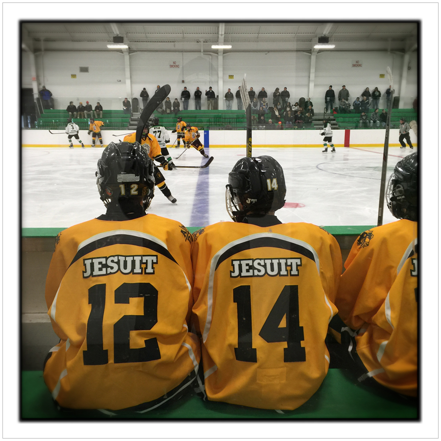 McQuaid Jesuit High School hockey game ~ Ft. Covington, NY (click to embiggen)