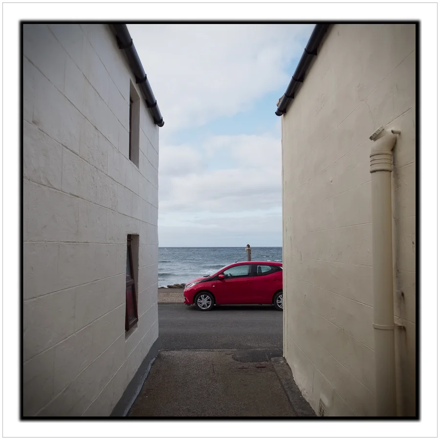 in perspective / Pennan, Scotland (click to embiggen)