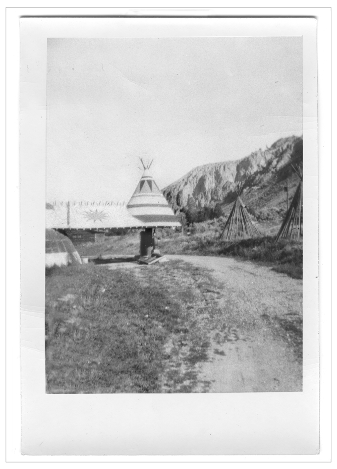 abandoned teepee gas station