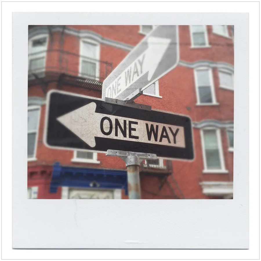 only one way to go ~ Plattsburgh, NY (embiggenable)