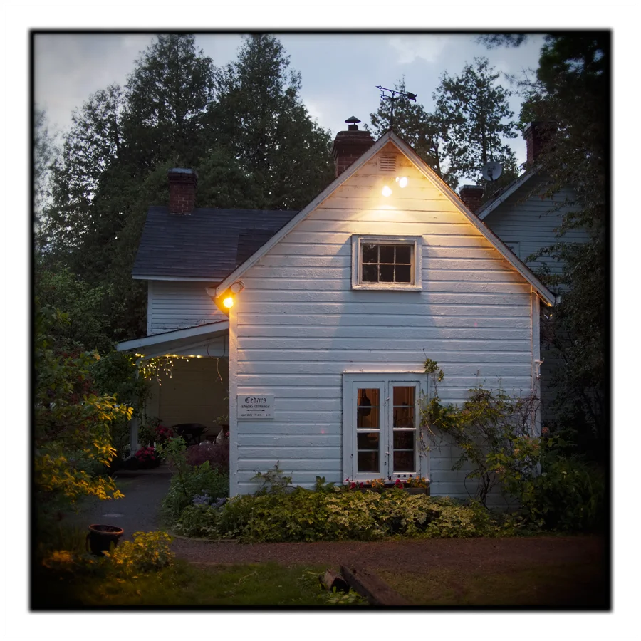 evening view from the cottage ~ Chaffey's Lock, ONT CA (embiggenable)