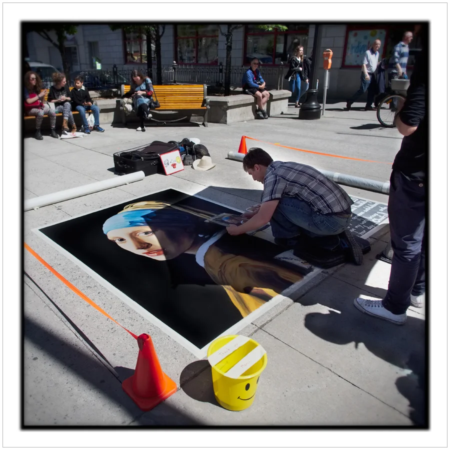 sidewalk artist / Byward Market ~ Ottawa, ONT. CA (embiggenable)