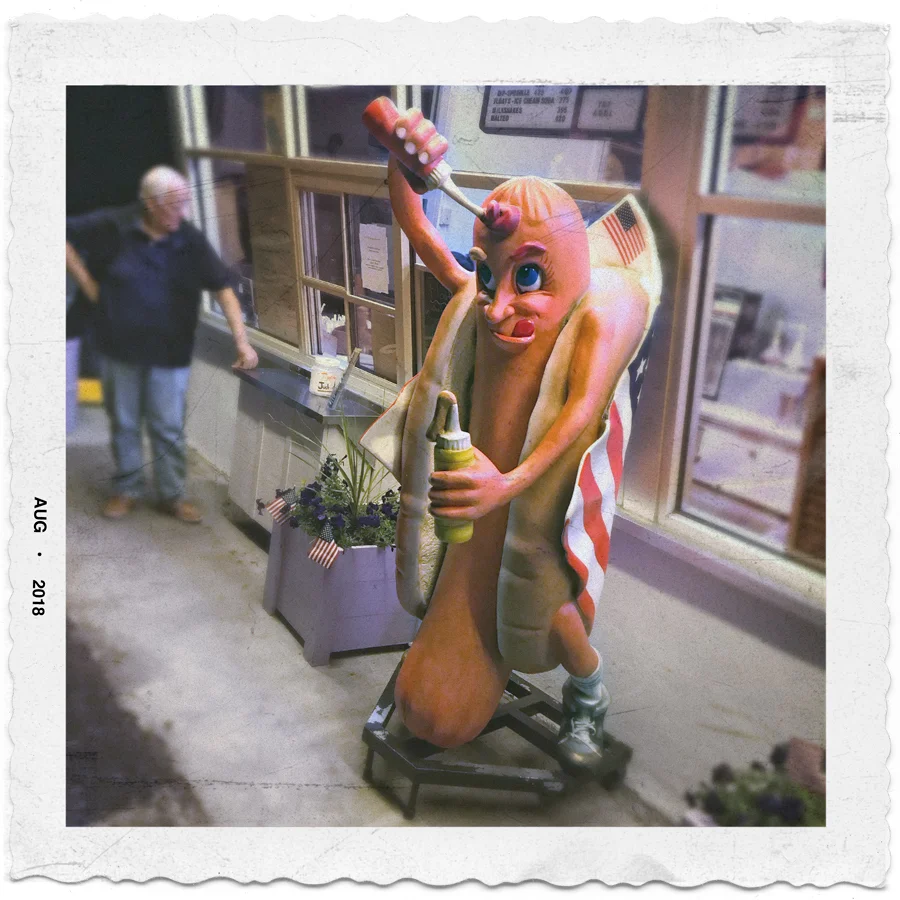 hot dog guy ~ (embiggenable) • iPhone