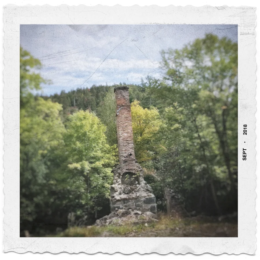 mining ghost town chimney/fireplace ~ (embiggenable) • iPhone