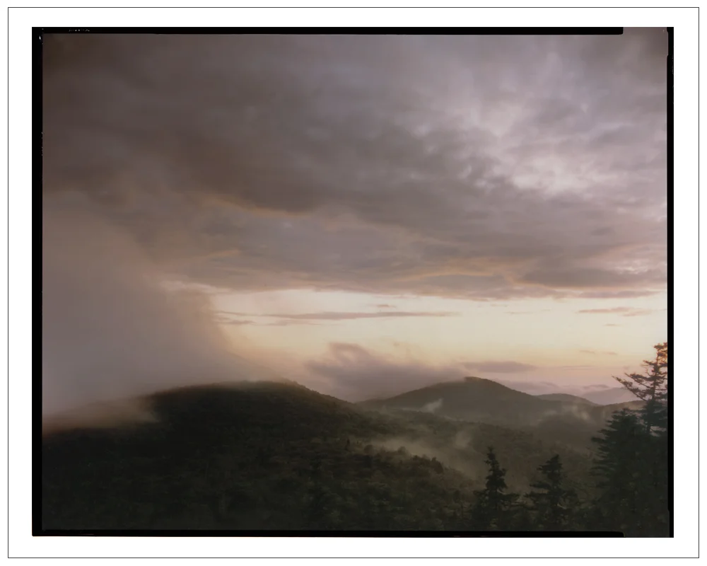 Sunset from Castle Rock ~ Blue Mt. Lake, NY -(embiggenable) • 8x10 Arca Swiss view camera