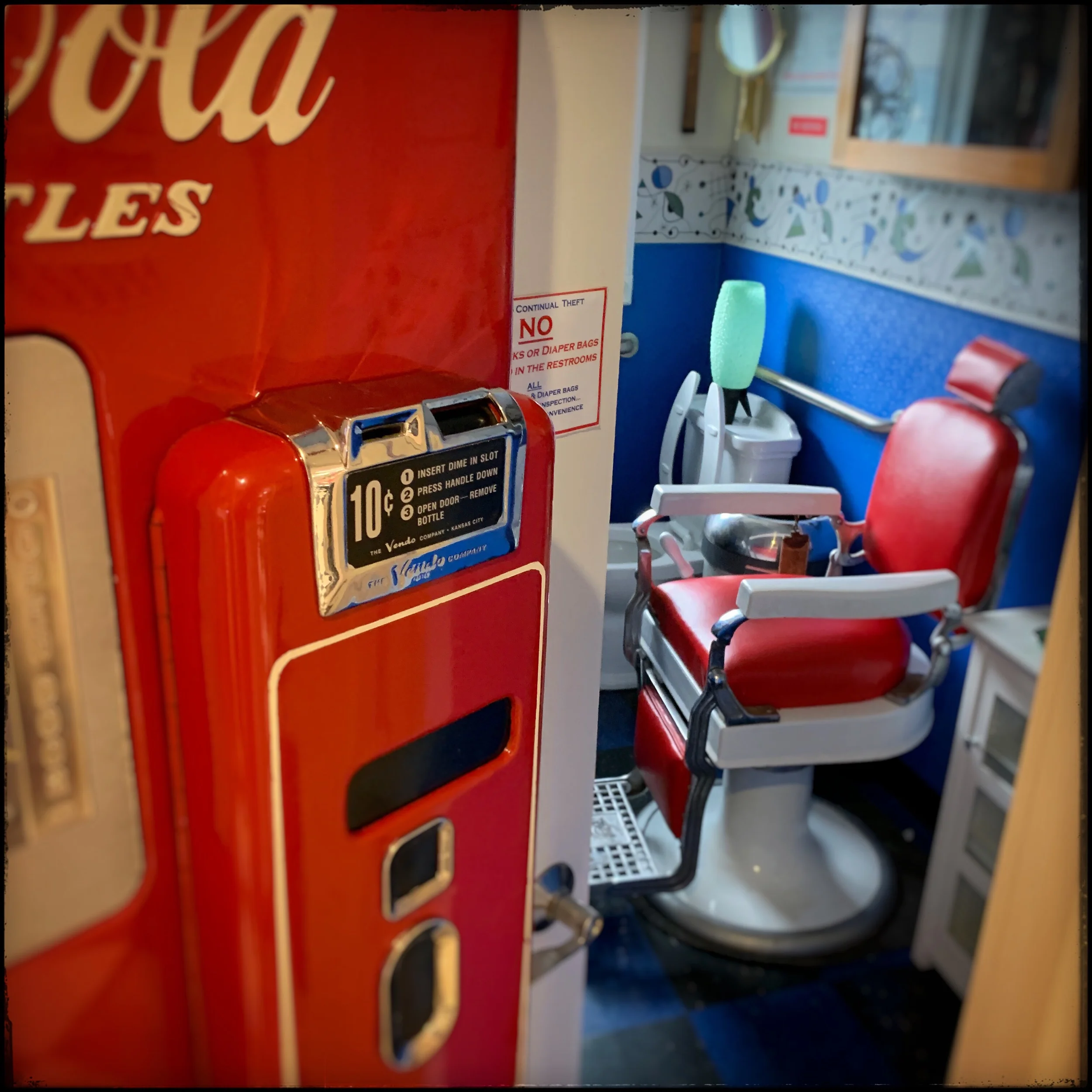Cool Scoops (ice cream parlor) Mens bathroom ~ Wildwood, NJ (embiggenable) • iPhone