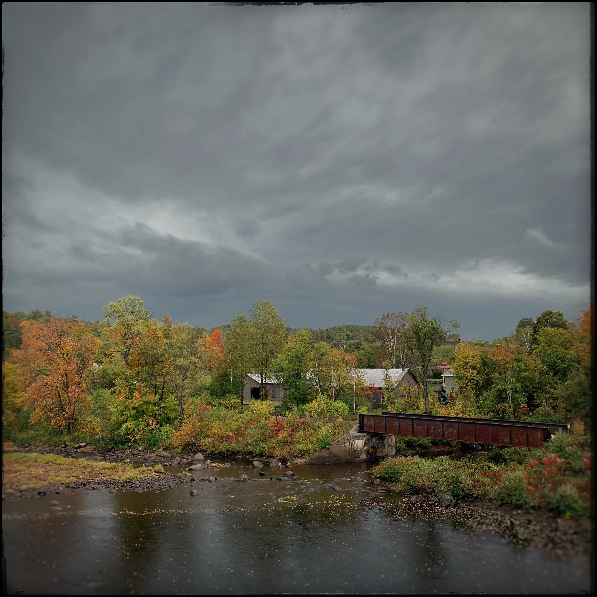 Hudson River ~ North Creek, NY (embiggenable) • iPhone