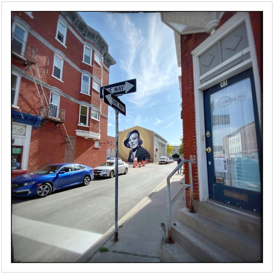 Jean Arthur mural