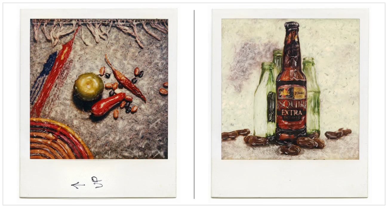 manipulated Polaroids / magazine assignments ~ (embiggenable)