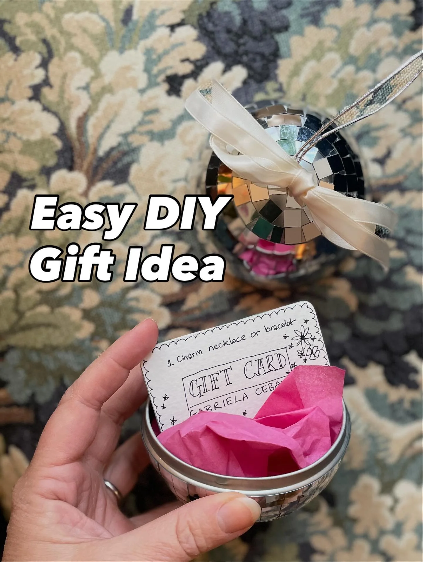 So imagine my delight when I discovered @target  have these disco ball giftcard holders? This is the perfect thing to add some FLARE to gifts that need a little extra &lsquo;something&rsquo;. 
It&rsquo;s my Audrey&rsquo;s birthday today (hello how is