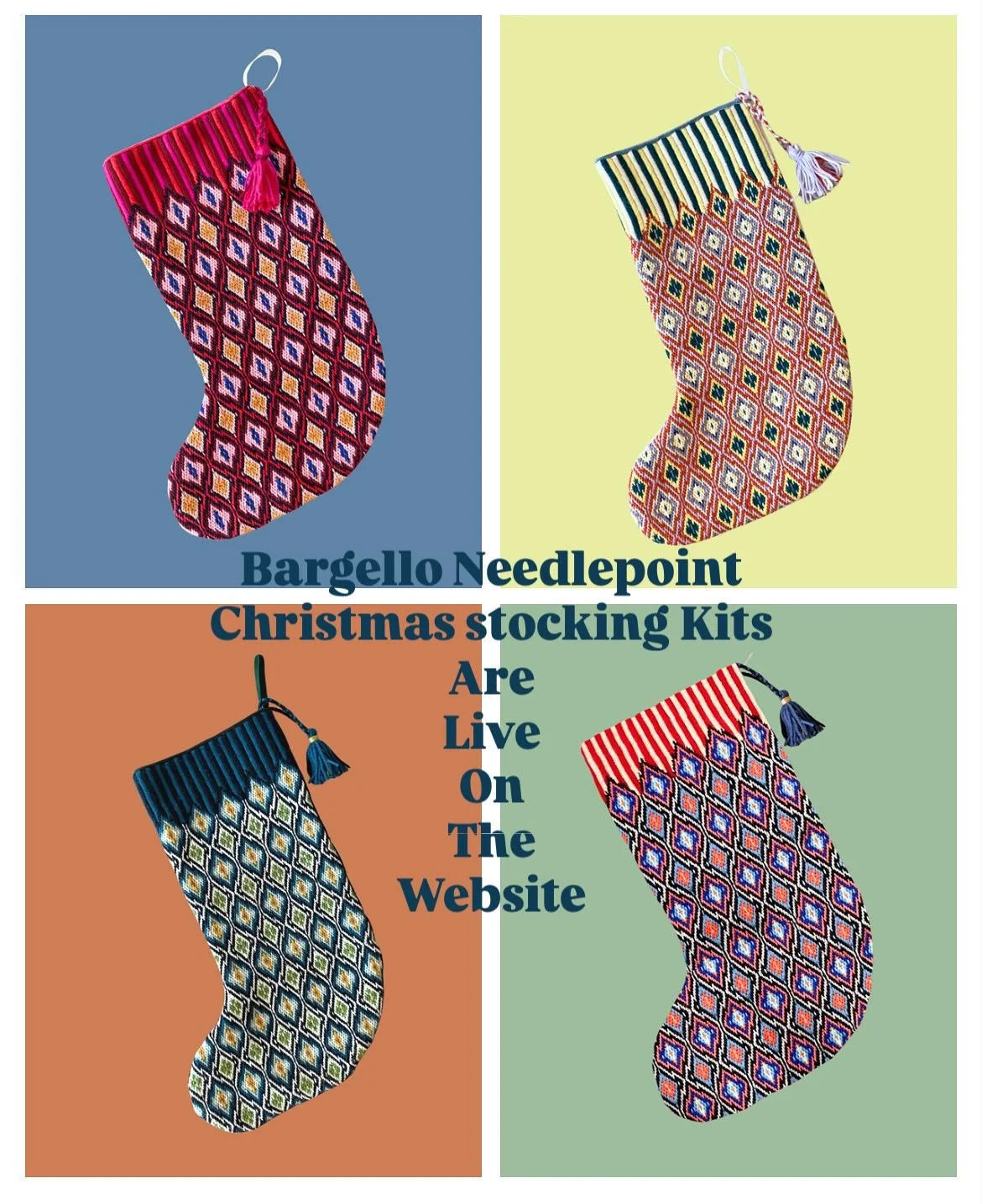 And LIVE FROM NEW YORK IT&rsquo;S&hellip;&hellip;&hellip;.. Bargello tapestry kits! Would you like a project that&rsquo;s got an extremely high level of satisfaction, has a calming meditative effect and produces something very pretty for your home? 
