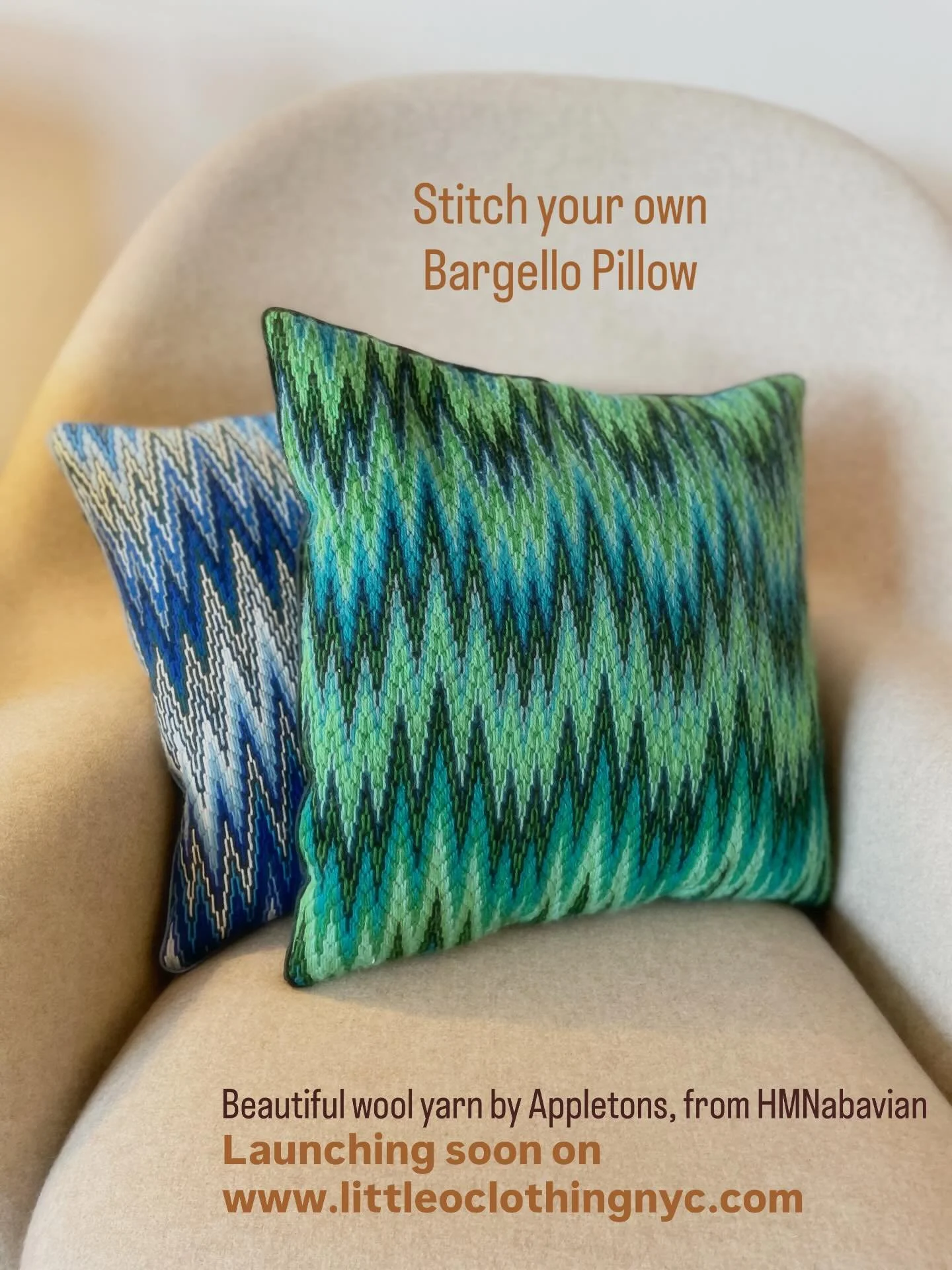 I ran up to midtown yesterday to pick up some more yarn from my supplier @hmnabavian 
These guys restore beautiful rugs but also have the most amazing array of fibers in every colour- I&rsquo;m proud to use Appletons wool from the UK!

I&rsquo;m exci