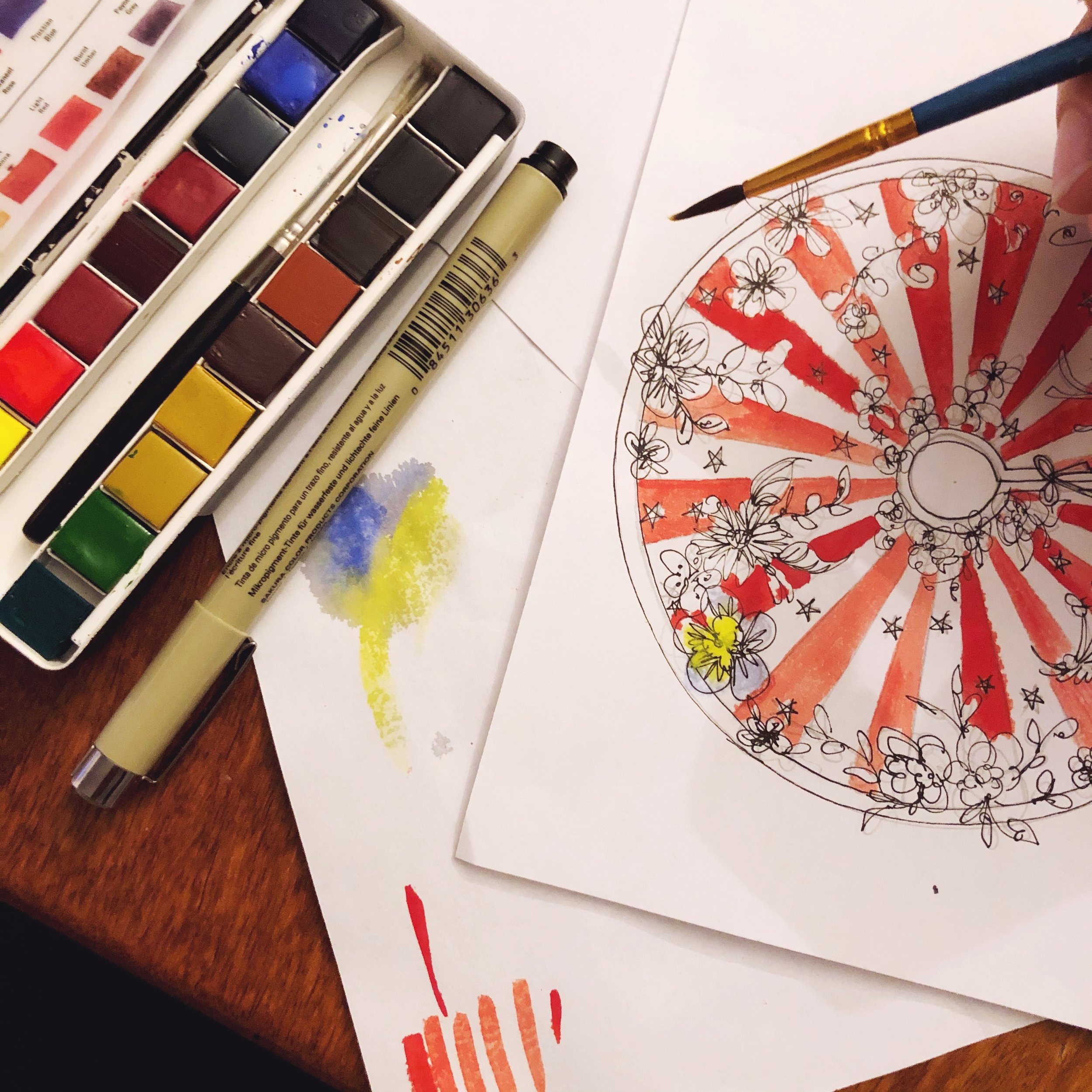 copyright Stephanie oshva, design of Christmas tree skirt