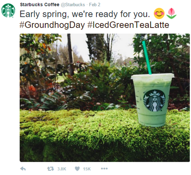 Ready to spring. Starbucks Spring Dual. Яблоко воды в Старбаксе.
