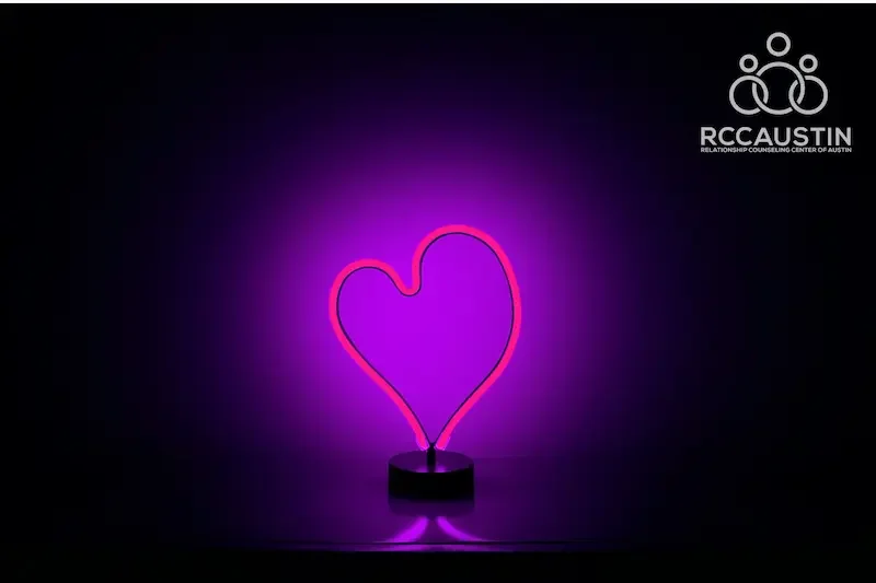 heart shaped neon light