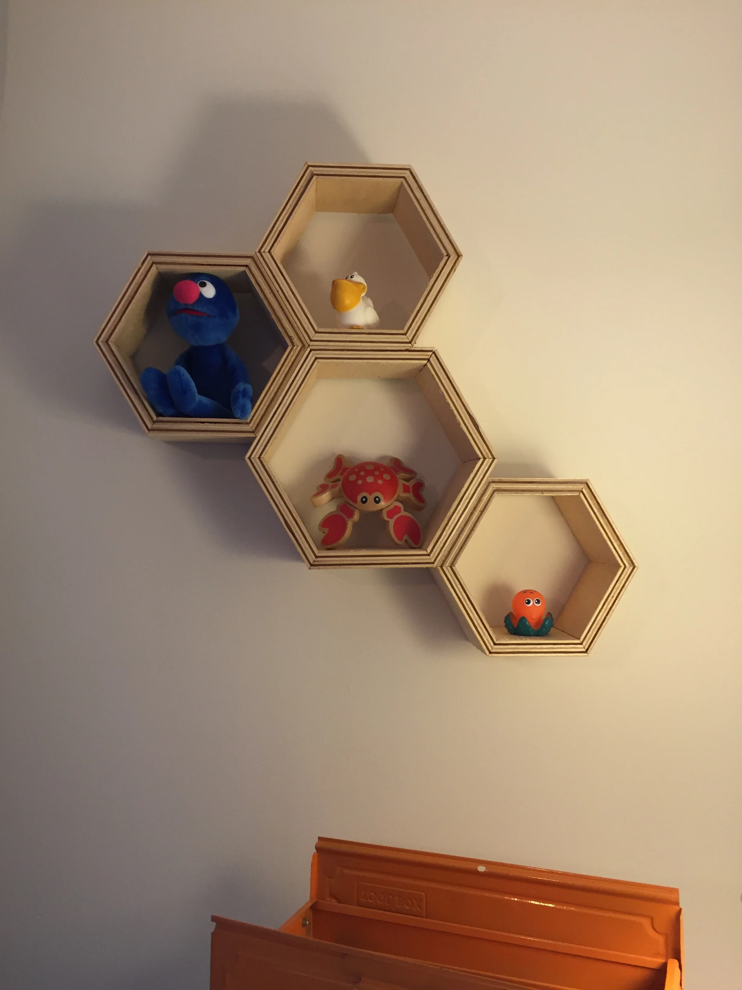  custom made shelving 