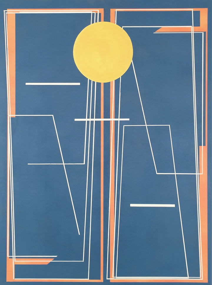 On Ceremony ; 2015 ; acrylic on panel ; 24 x 18 inches
