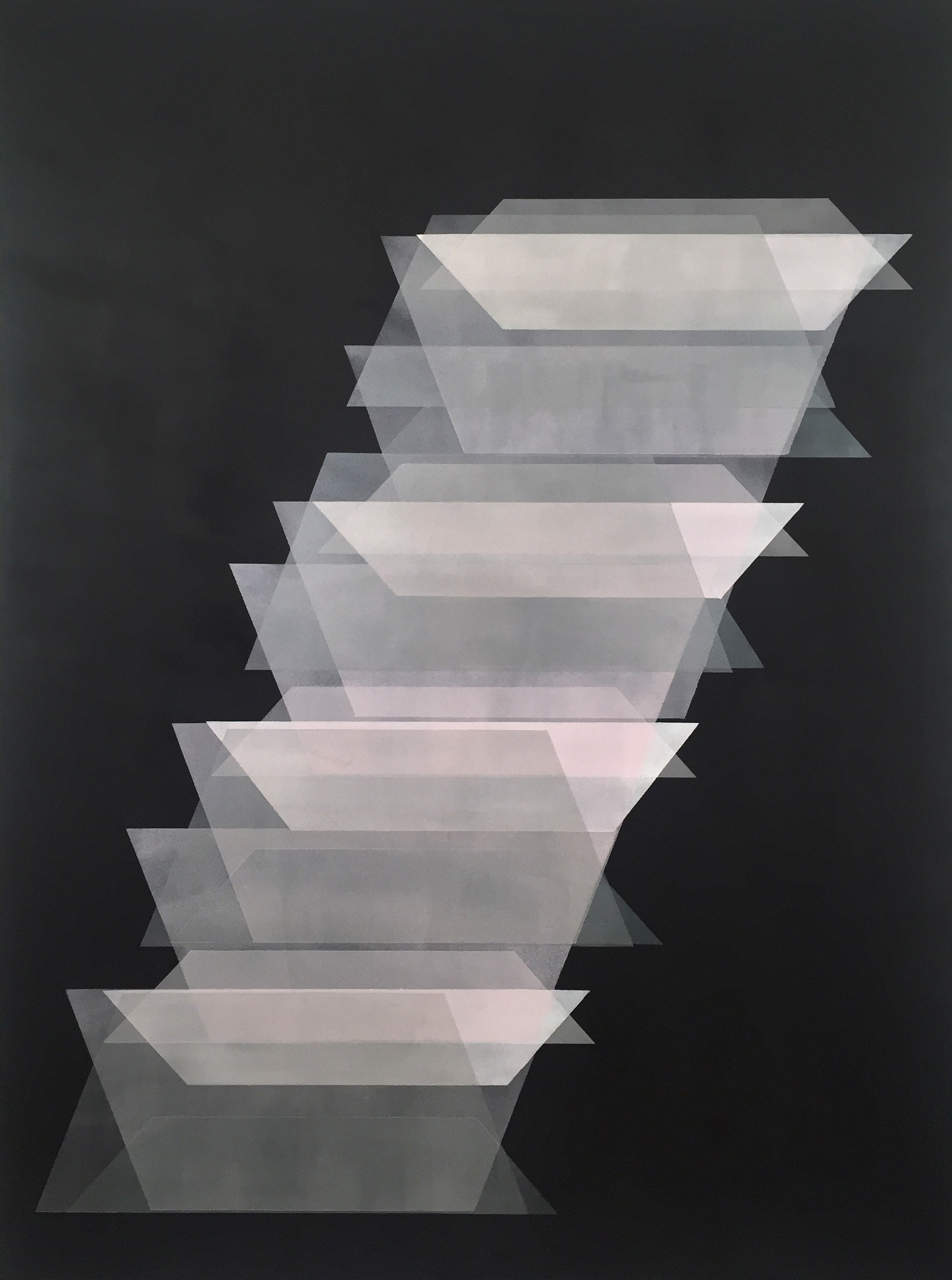 The Beginning in the End | 2016 | acrylic polymer on panel | 48 x 36 inches