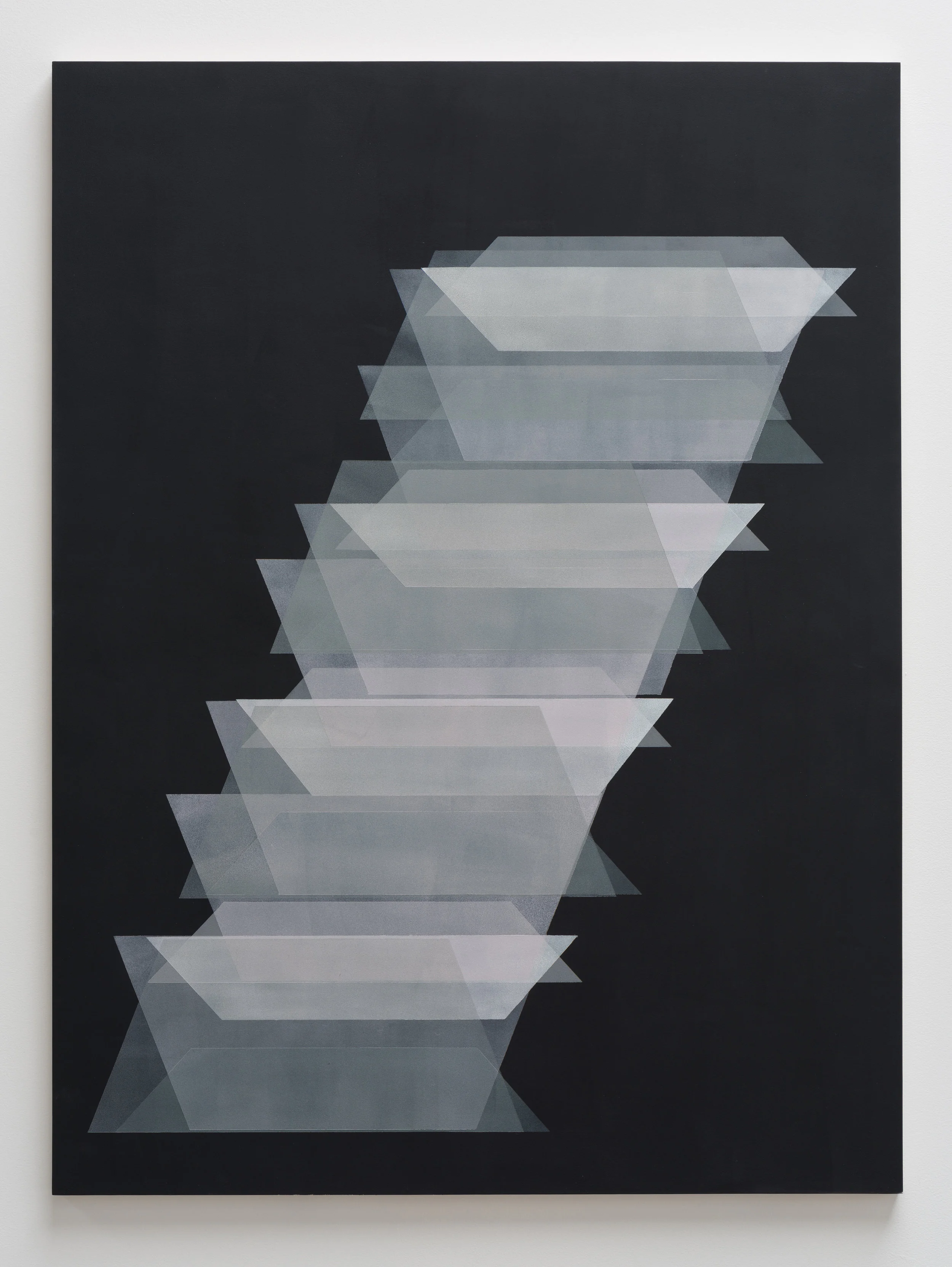 Claire Colette The Beginning in the End 2016 Acrylic polymer on panel 48 x 36 inches Photo by Ruben Diaz