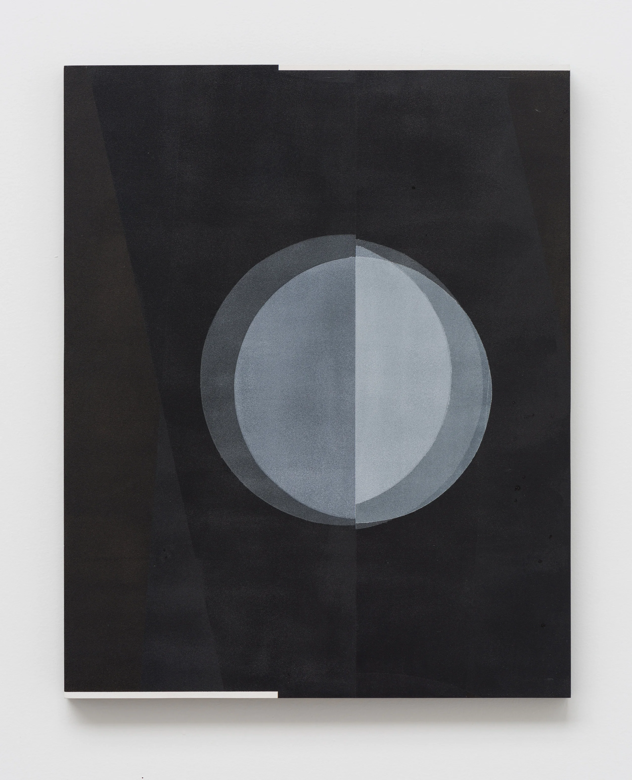 Claire Colette Cartesian Circle 5 2016 Acrylic polymer on panel 20 x 16 inches Photo by Ruben Diaz