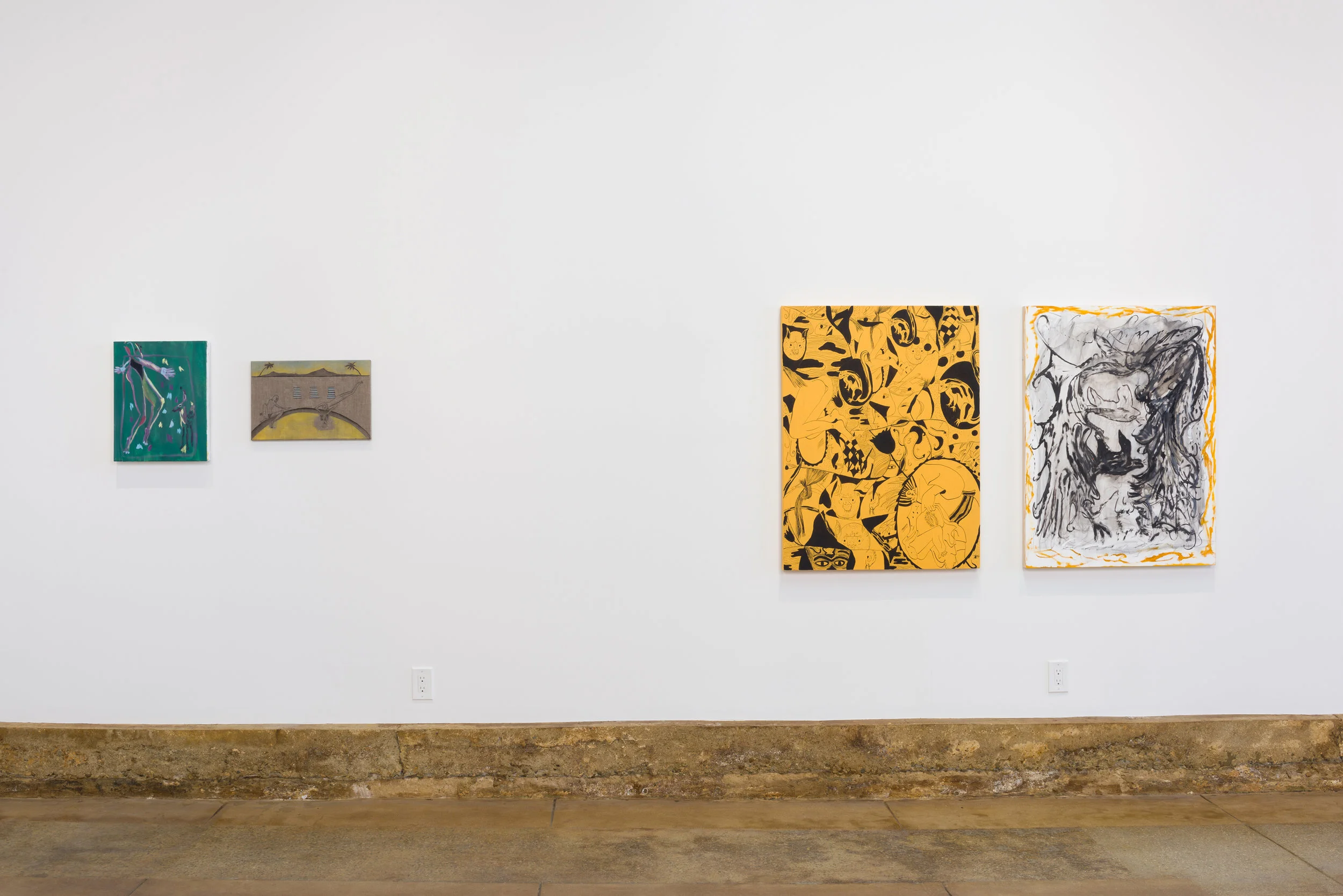 Installation view of SPRUNG! May 20 - June 3, 2017 Photo by Ruben Diaz Link to Press Release