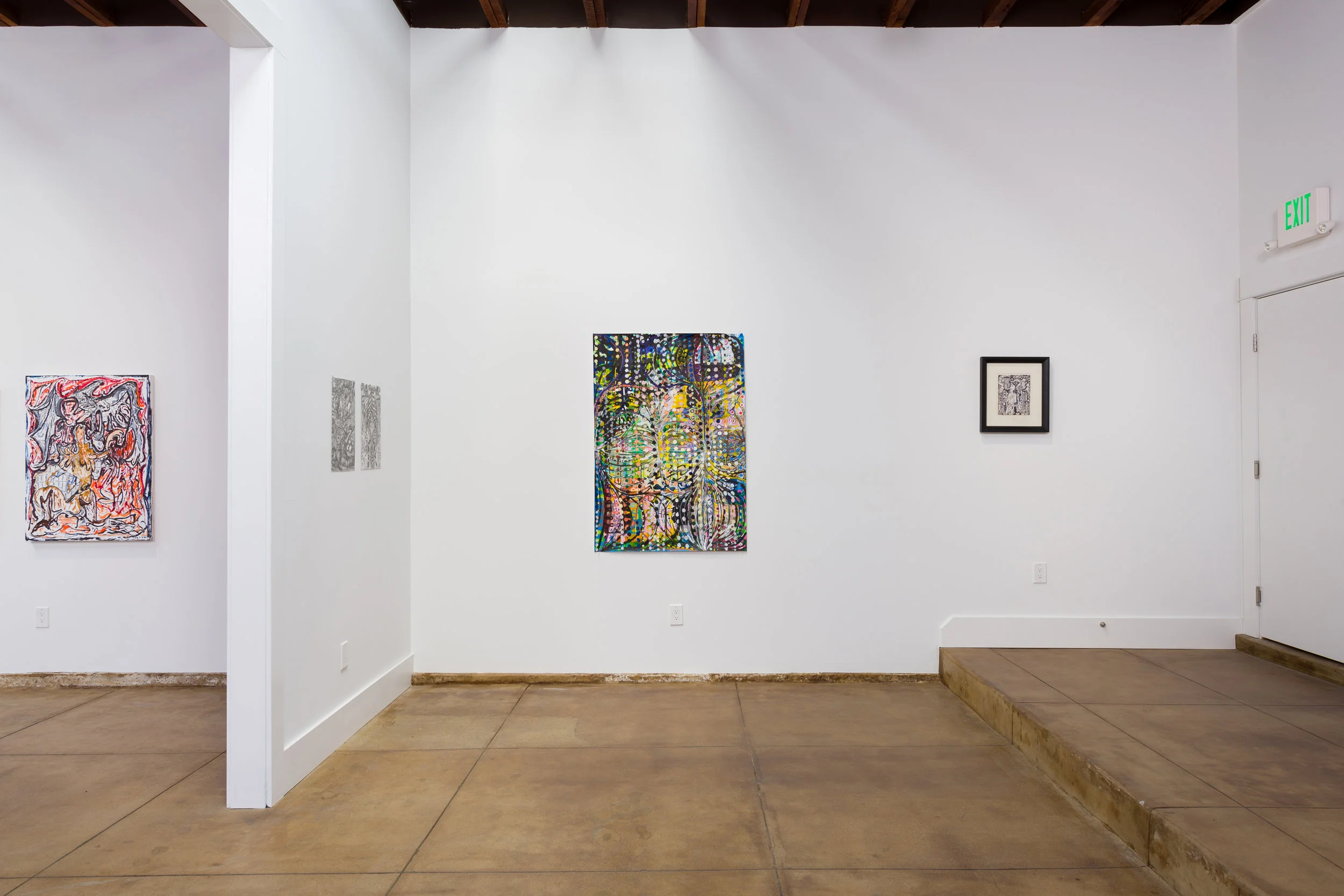Installation view of SPRUNG! May 20 - June 3, 2017 Photo by Ruben Diaz Link to Press Release