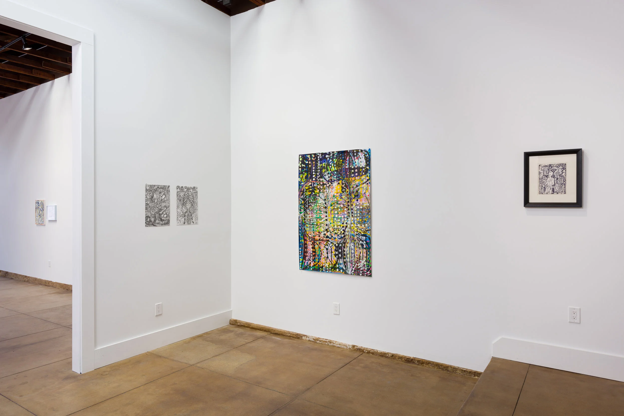 Installation view of SPRUNG! May 20 - June 3, 2017 Photo by Ruben Diaz Link to Press Release