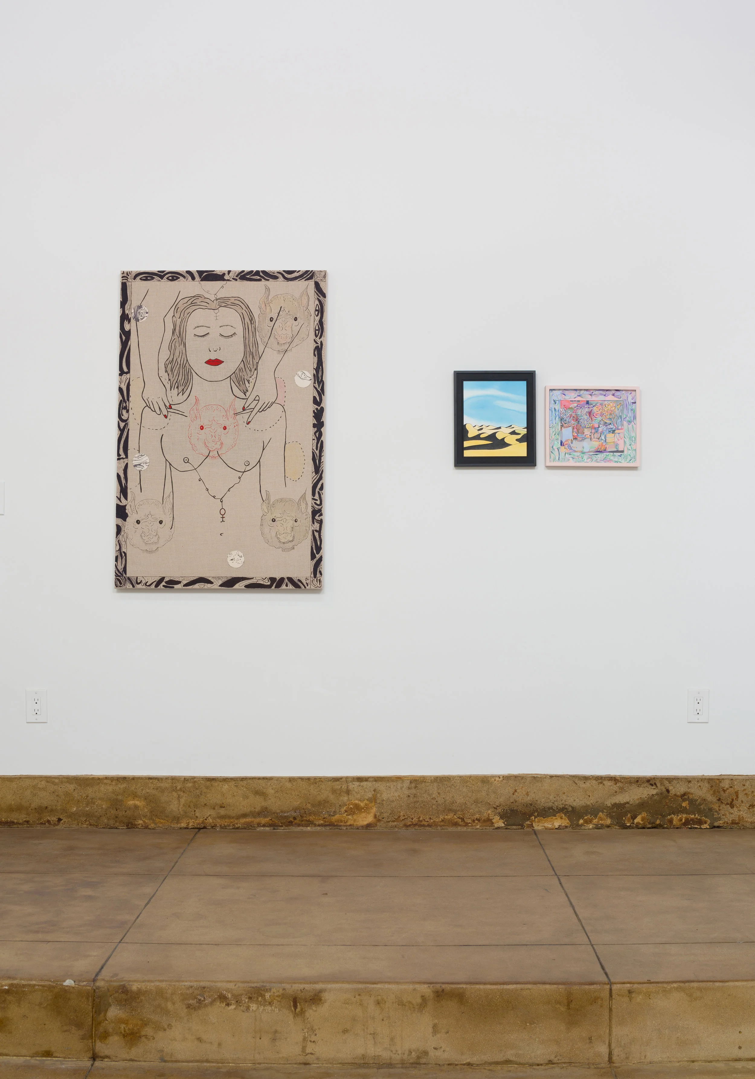 Installation view of SPRUNG! May 20 - June 3, 2017 Photo by Ruben Diaz Link to Press Release
