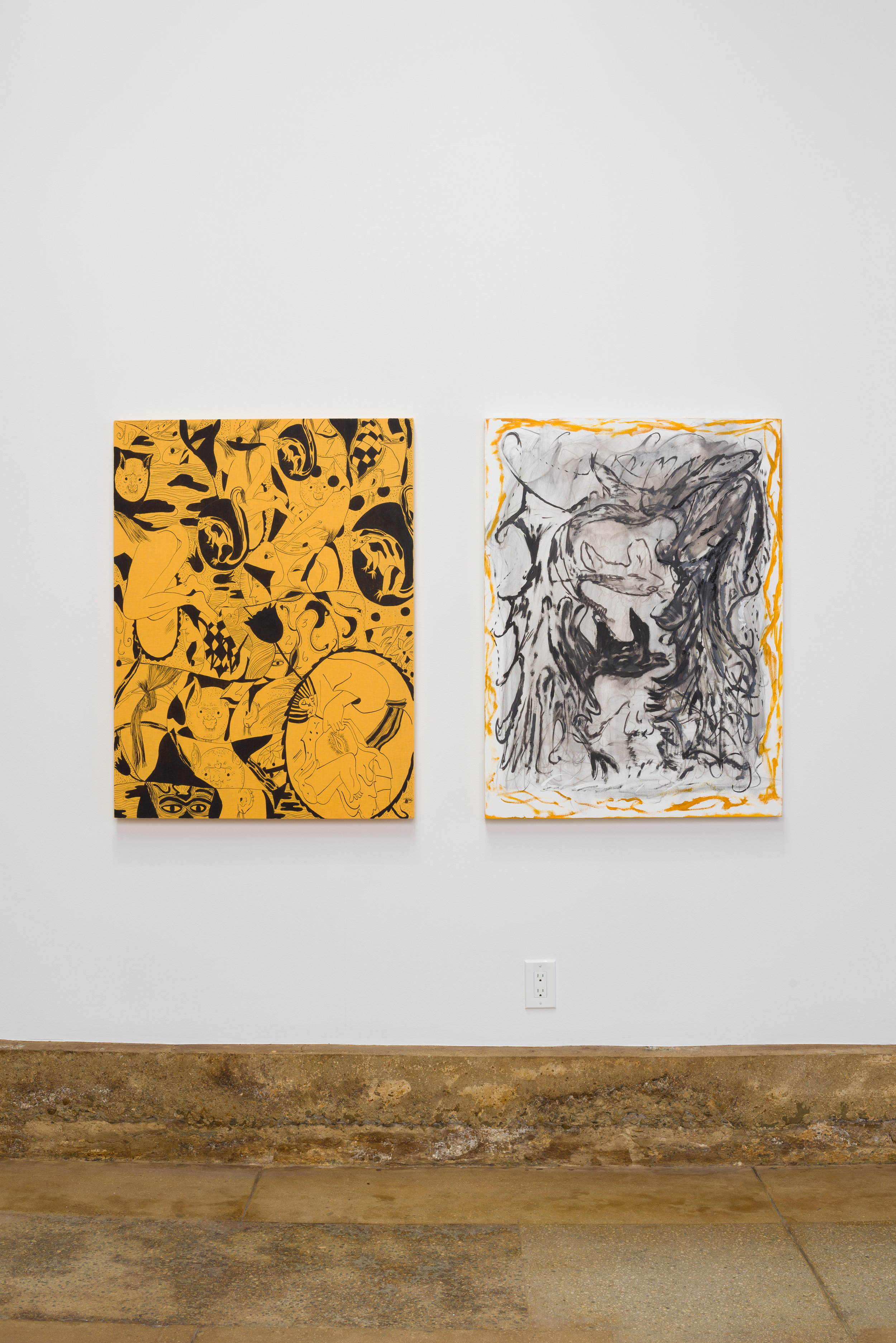 Installation view of SPRUNG! May 20 - June 3, 2017 Photo by Ruben Diaz Link to Press Release