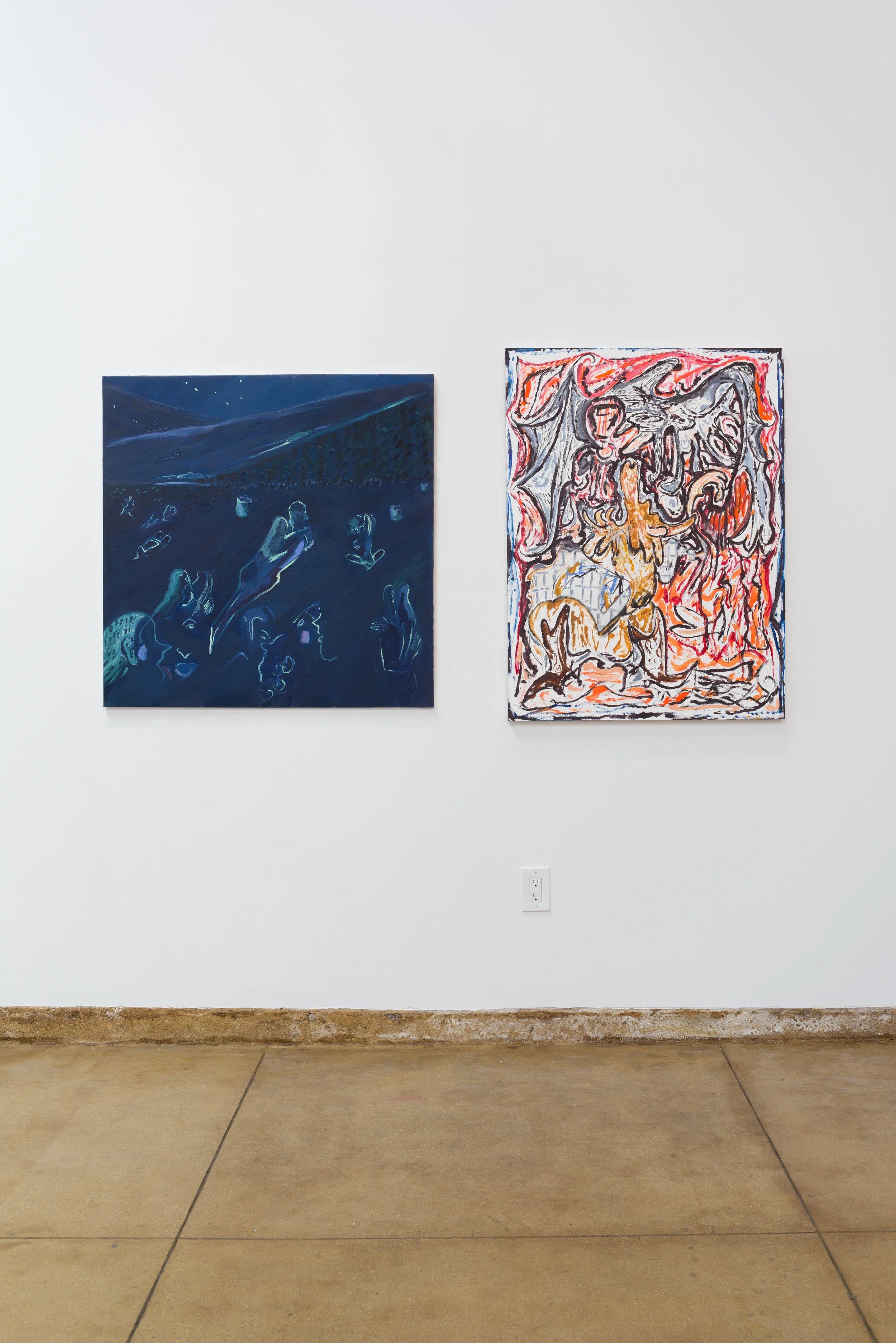 Installation view of SPRUNG! May 20 - June 3, 2017 Photo by Ruben Diaz Link to Press Release