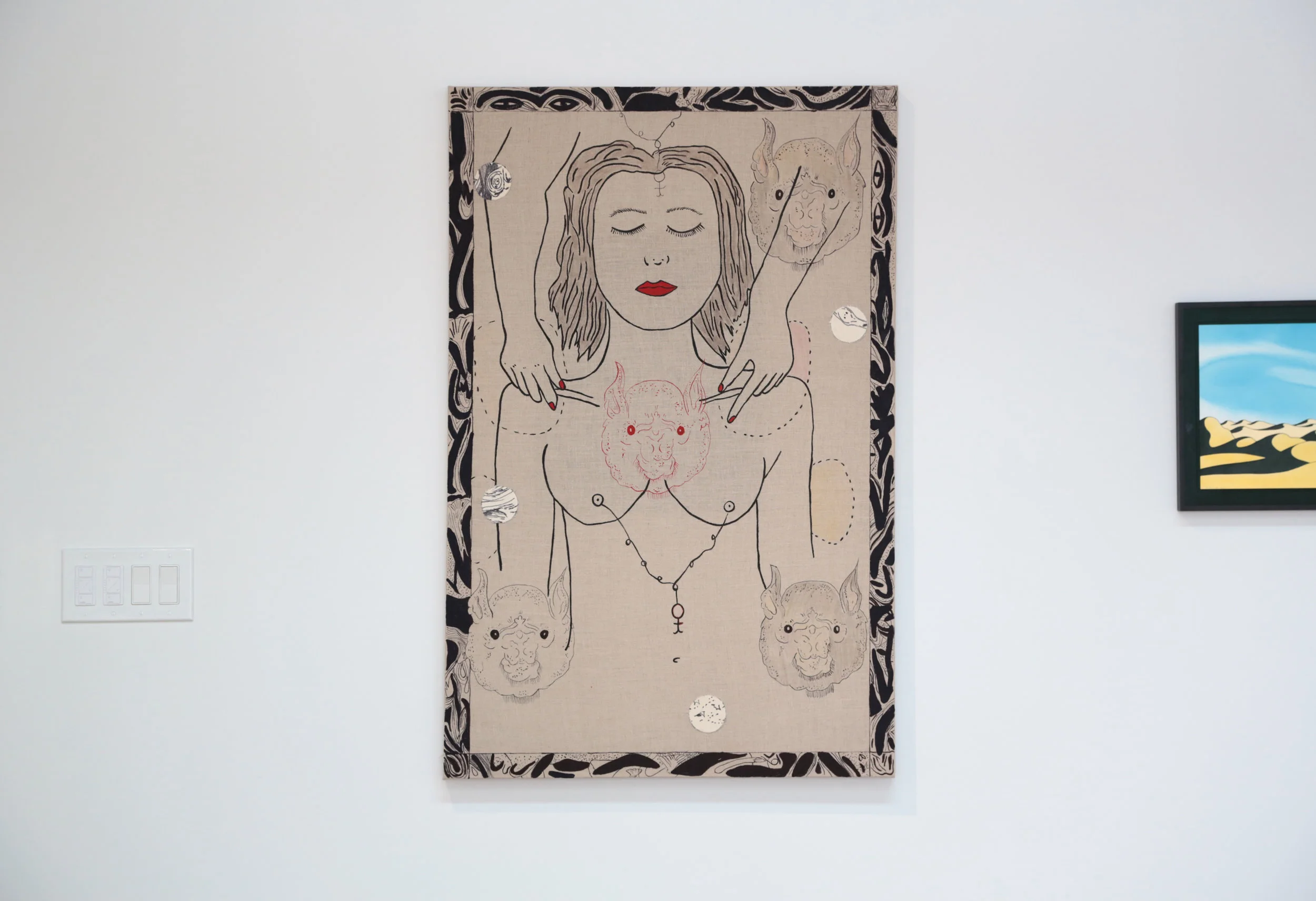 Installation view of SPRUNG! May 20 - June 3, 2017 Link to Press Release