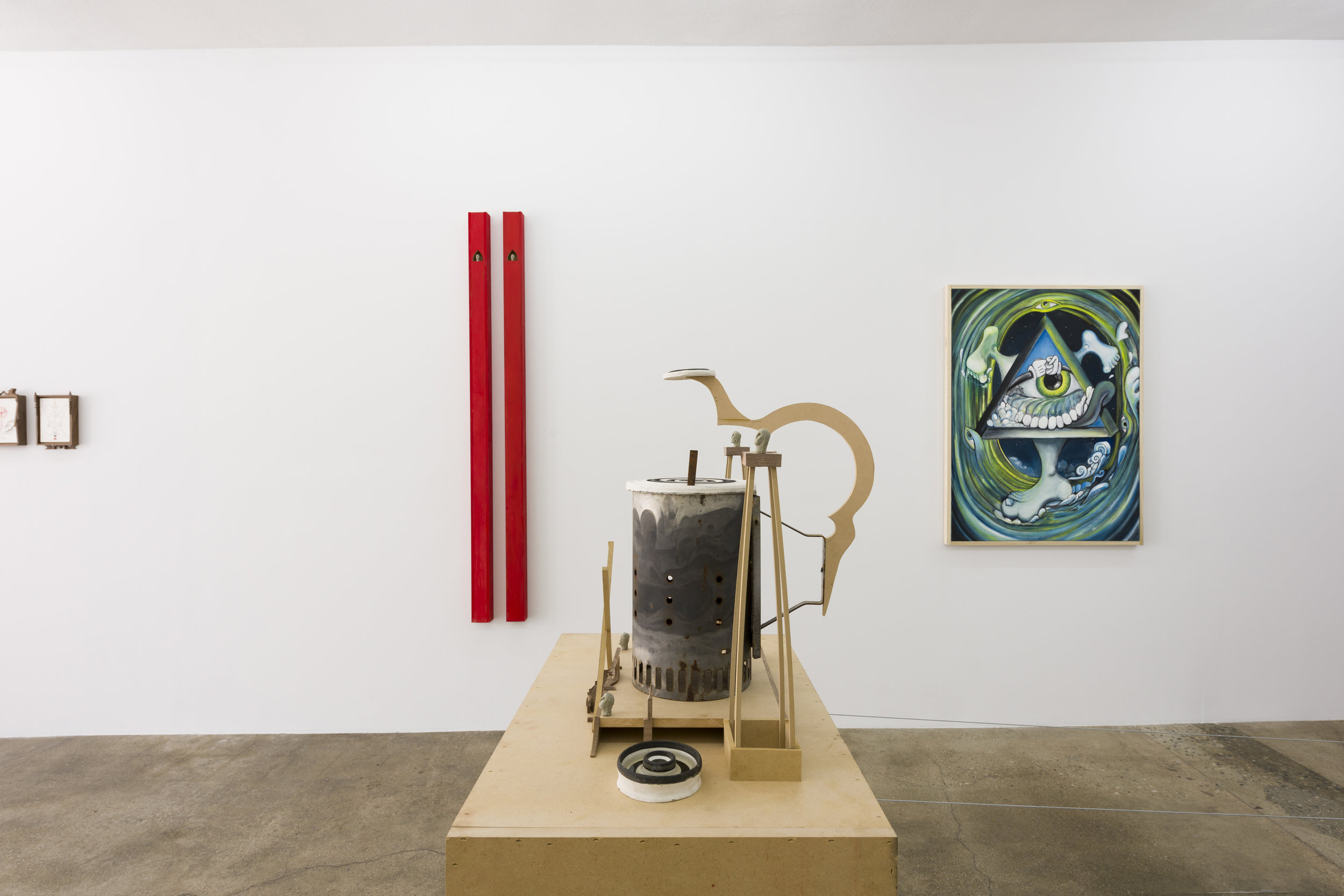  Installation view of  The Institute for Chaotic Love &amp; Healing  R. Lord, Harry Gould Harvey IV, DJ Richard  May 19 - June 30, 2019  Photo by Ruben Diaz   Link to press release.  