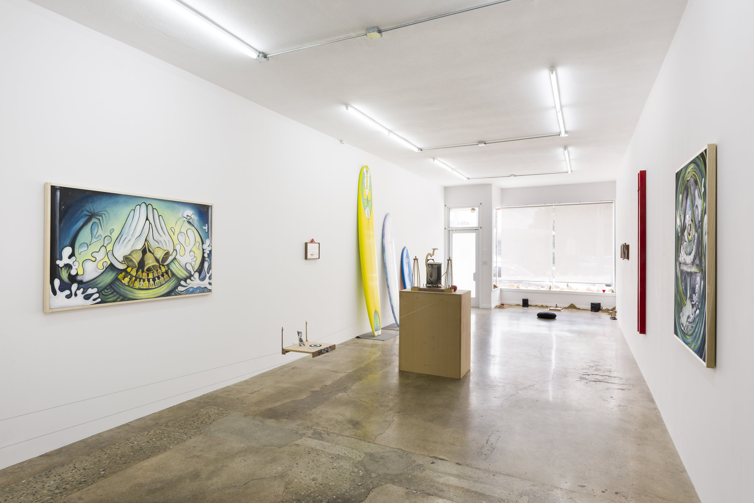  Installation view of  The Institute for Chaotic Love &amp; Healing  R. Lord, Harry Gould Harvey IV, DJ Richard  May 19 - June 30, 2019  Photo by Ruben Diaz   Link to press release.  