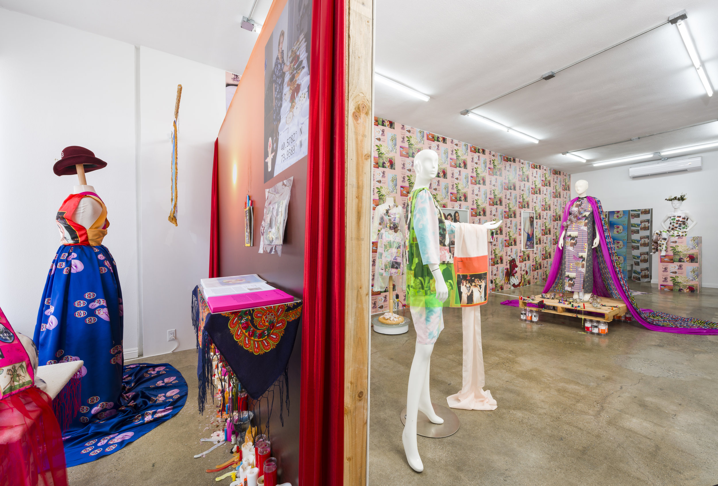  Installation view of  Molly Surazhsky   Mashacare Home of the Freaks, Misfits, &amp; Weirdoes   July 14 - August 18, 2019  Photo by Ruben Diaz   Link to press release.  