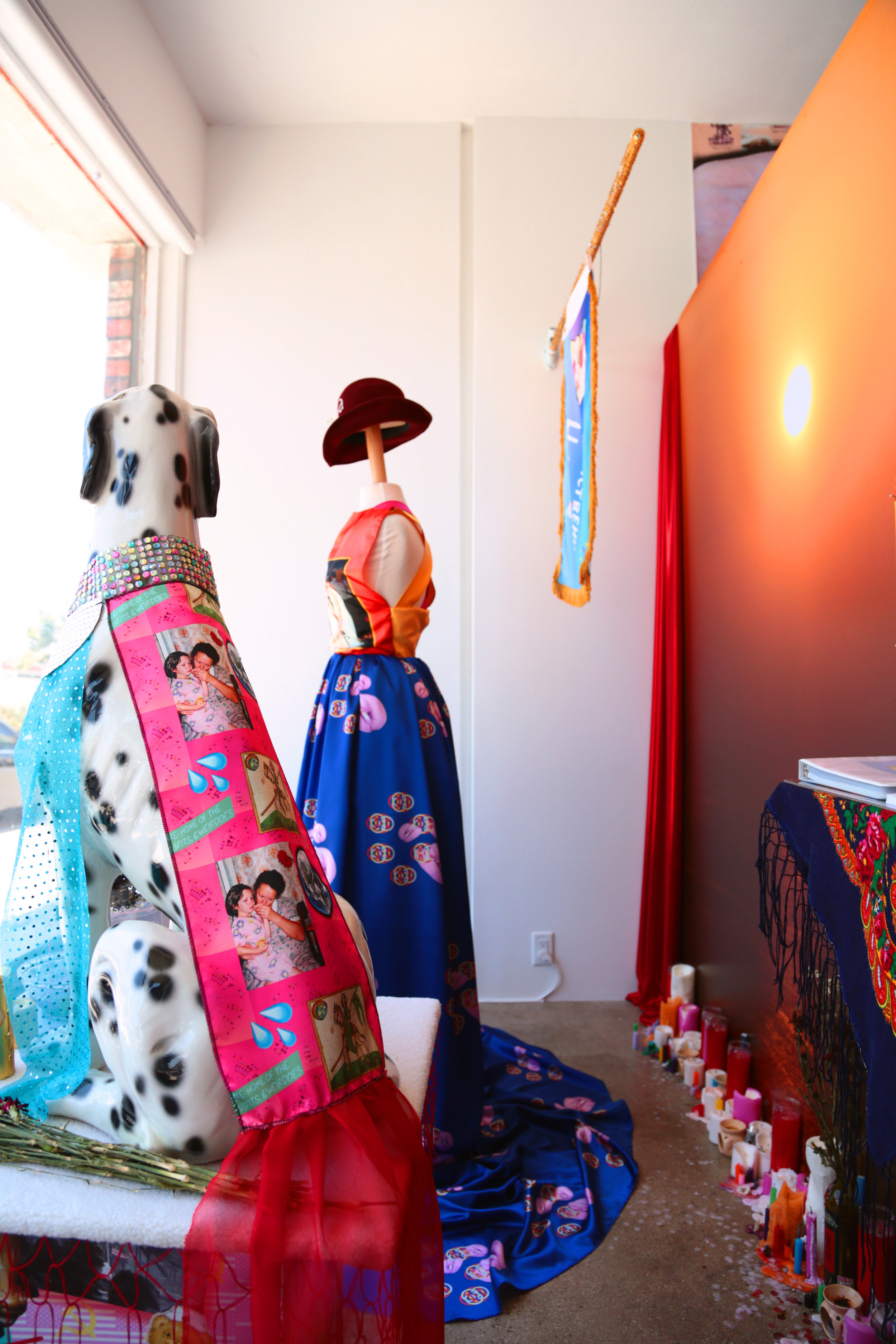  Installation view of  Molly Surazhsky   Mashacare Home of the Freaks, Misfits, &amp; Weirdoes   July 14 - August 18, 2019  Photo by Ruben Diaz   Link to press release.  