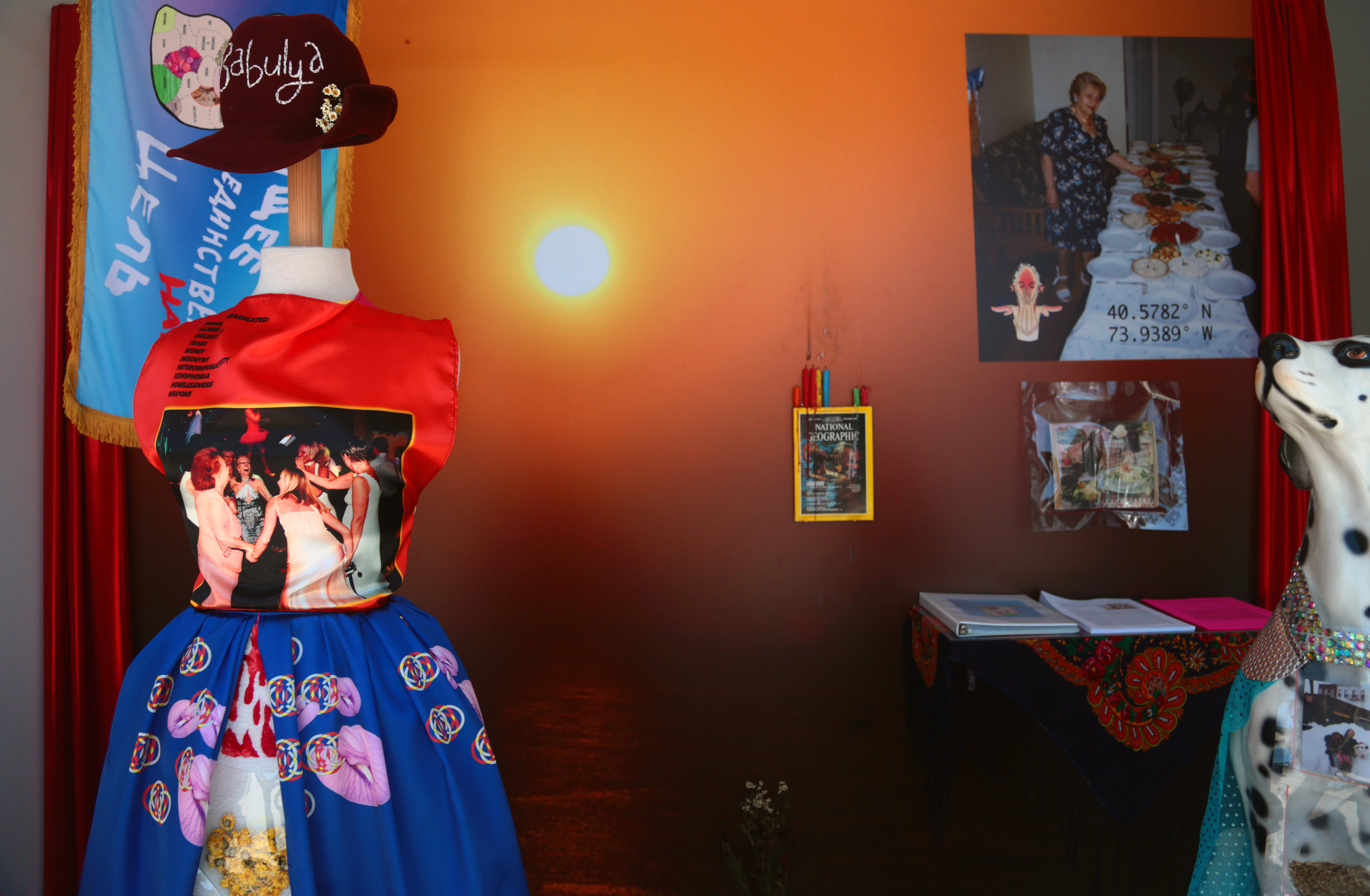  Installation view of  Molly Surazhsky   Mashacare Home of the Freaks, Misfits, &amp; Weirdoes   July 14 - August 18, 2019   Link to press release.  
