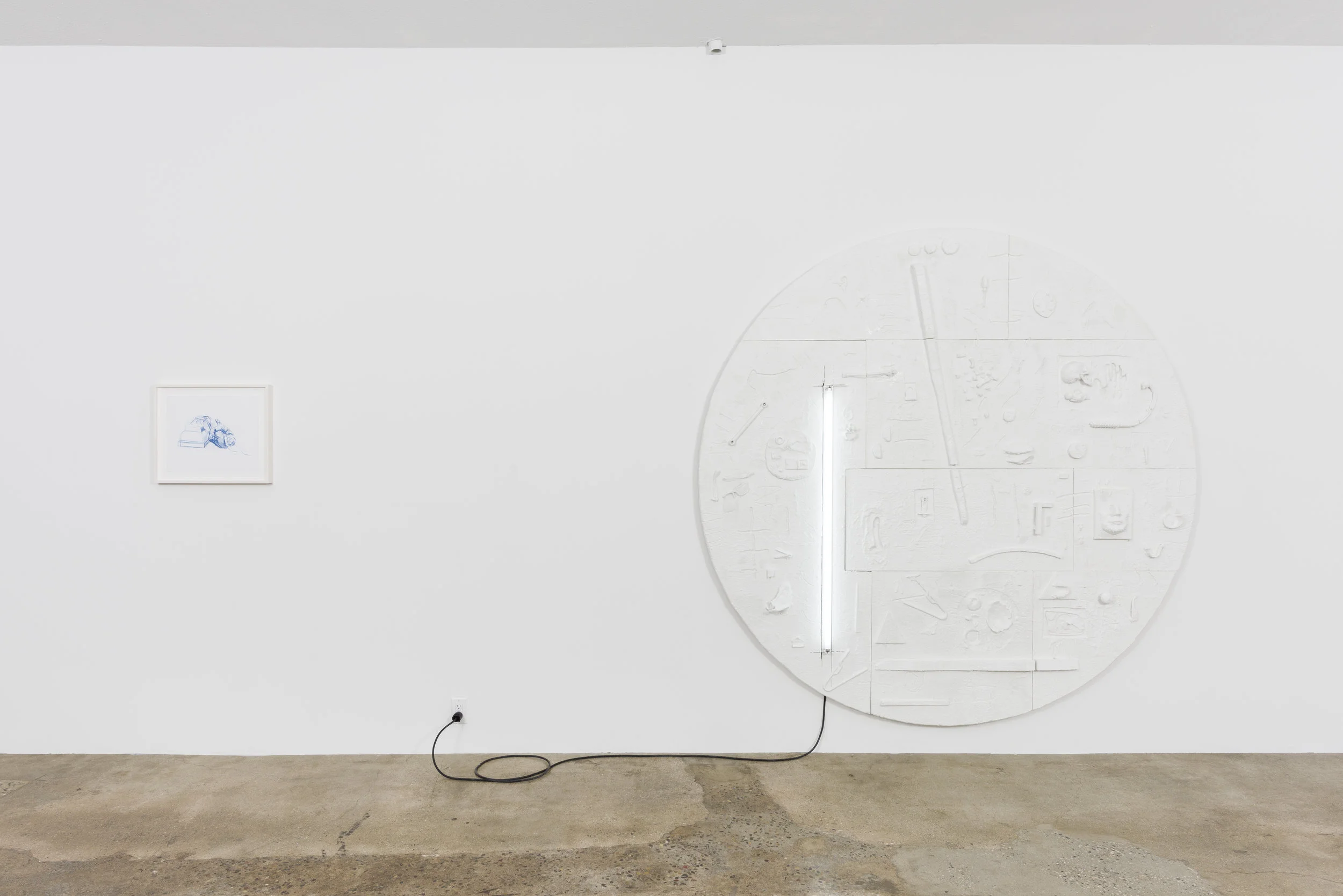 Installation view of Don Edler: Two Minutes To Midnight September 8 - October 27, 2019 Photo by Ruben Diaz Link to press release.