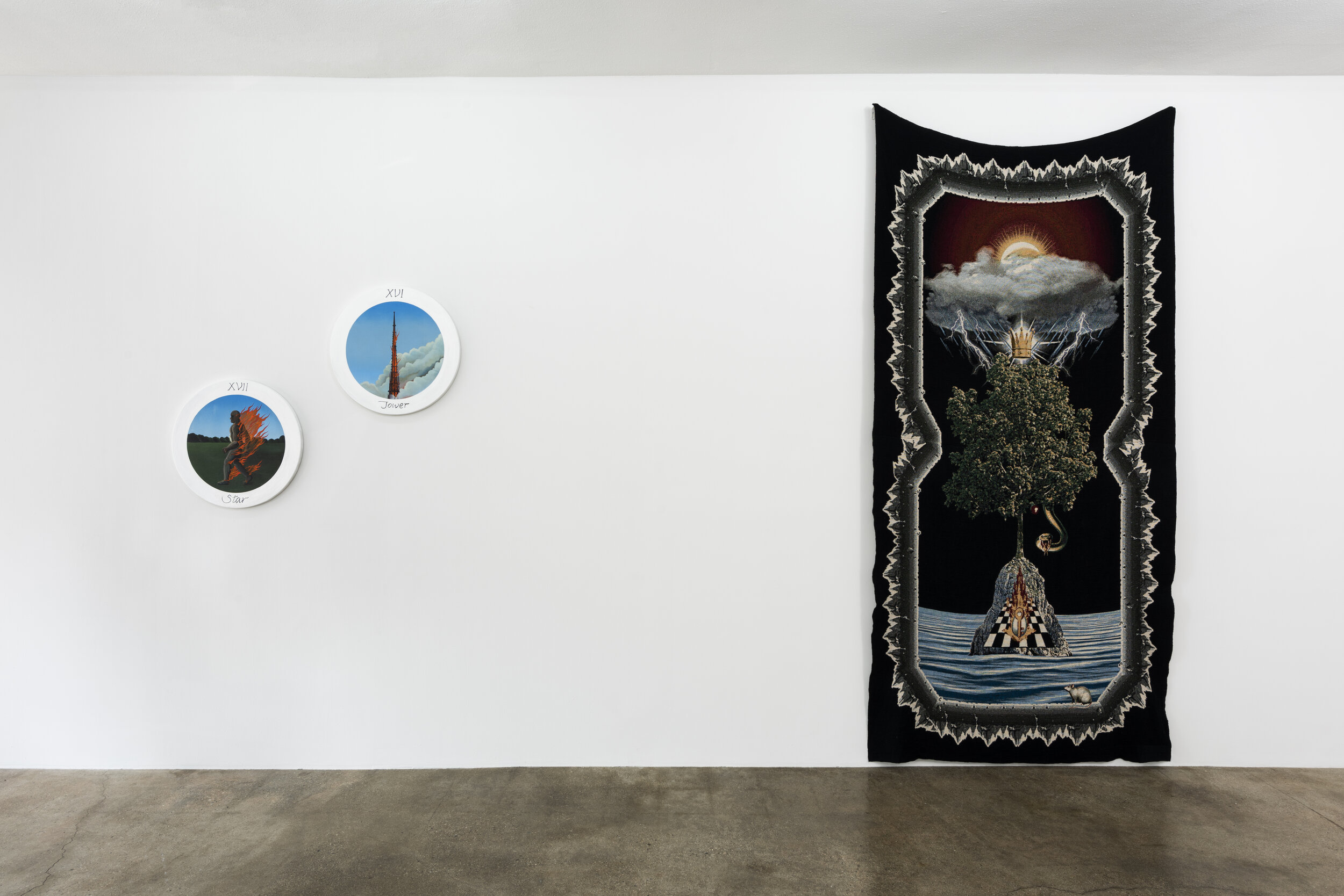  Installation view of  ”i’ll see you in the ether”  curated by Jonny Negron  November 10 - December 20, 2019  Photo by Ruben Diaz   Link to press release  