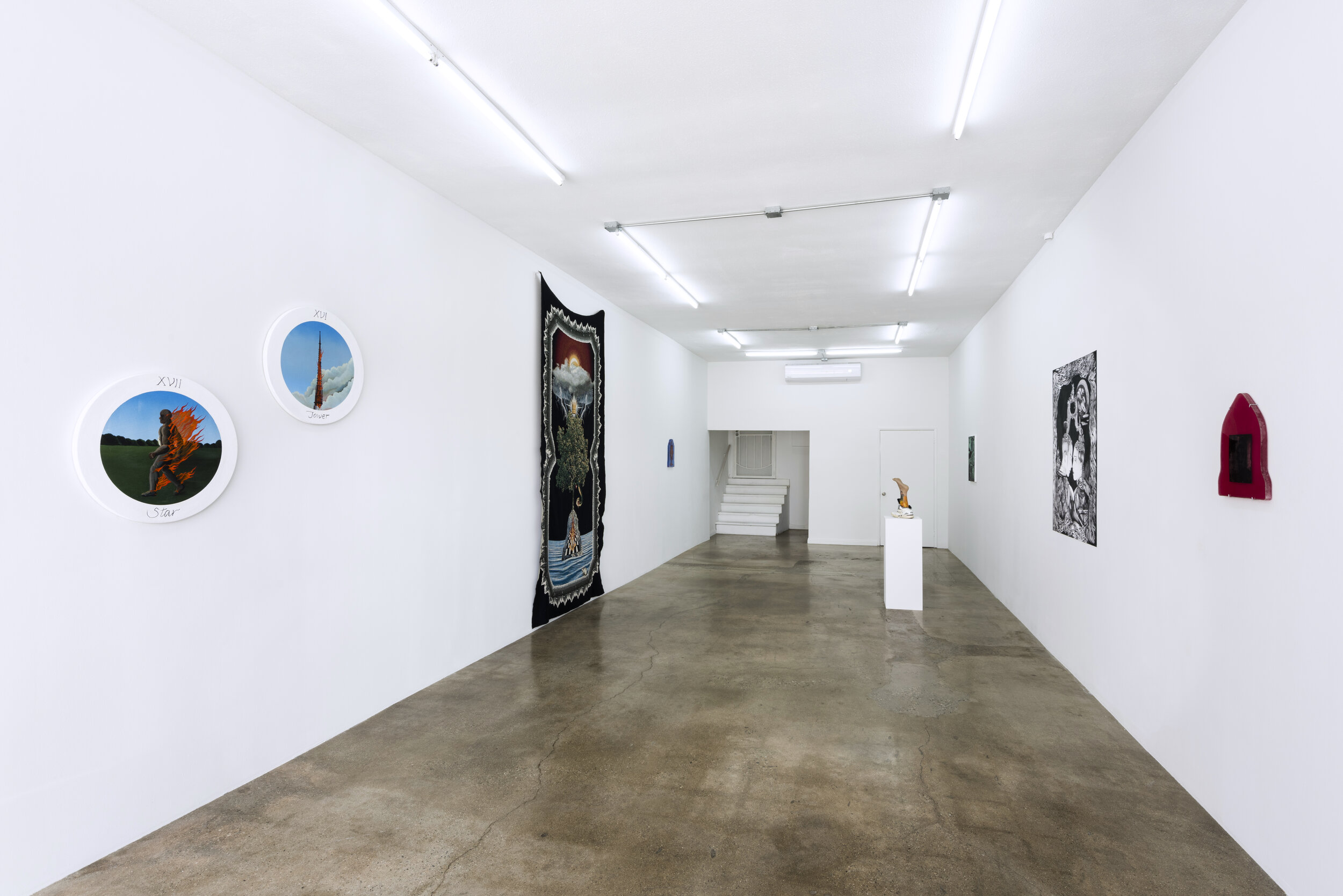  Installation view of  ”i’ll see you in the ether”  curated by Jonny Negron  November 10 - December 20, 2019  Photo by Ruben Diaz   Link to press release . 