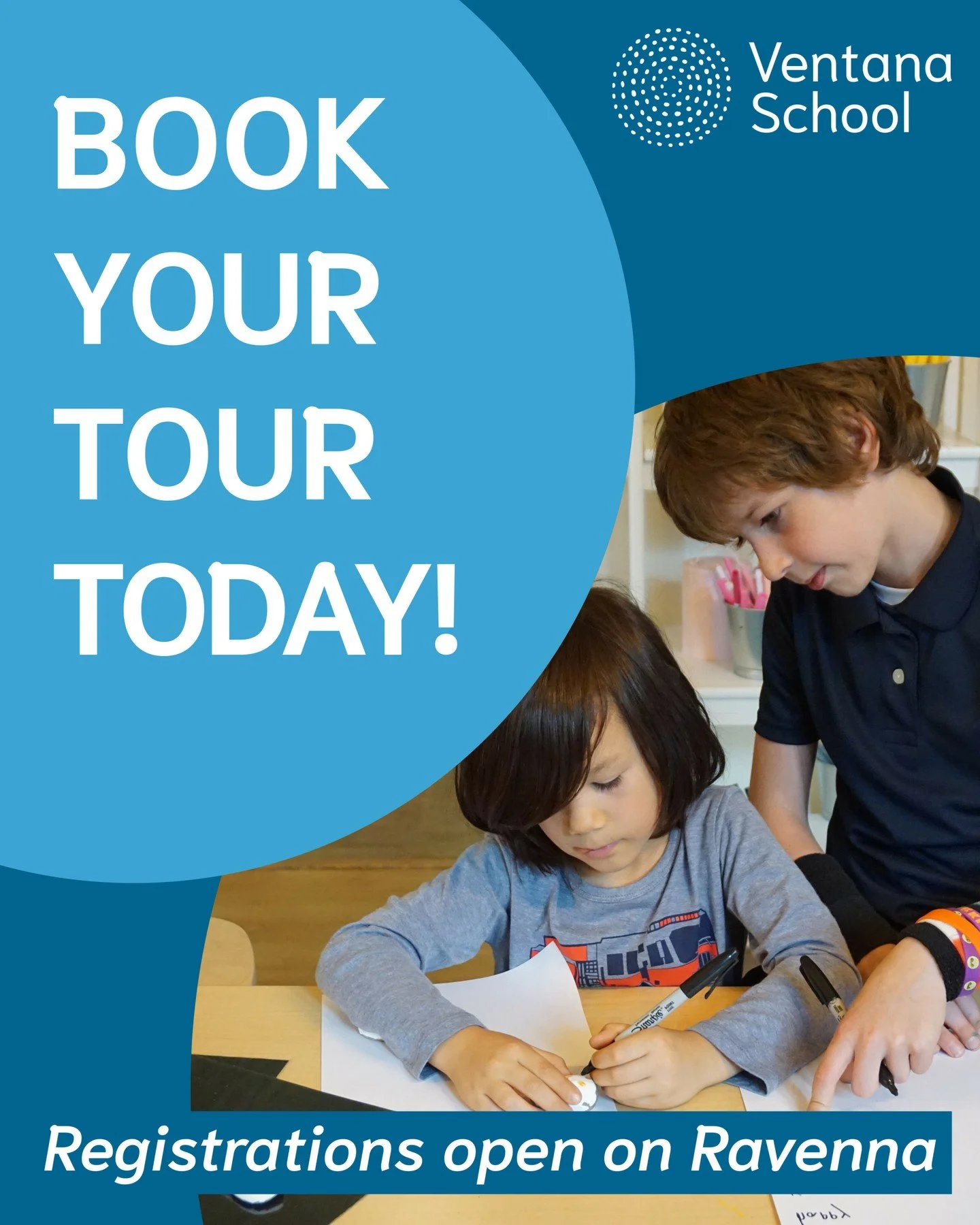 Tour registrations are currently open on Ravenna! Our tours are the perfect opportunity to learn more about who we are and why we may be the perfect fit for your child!
Register for our tours and all admissions events through Ravenna (linked in bio)